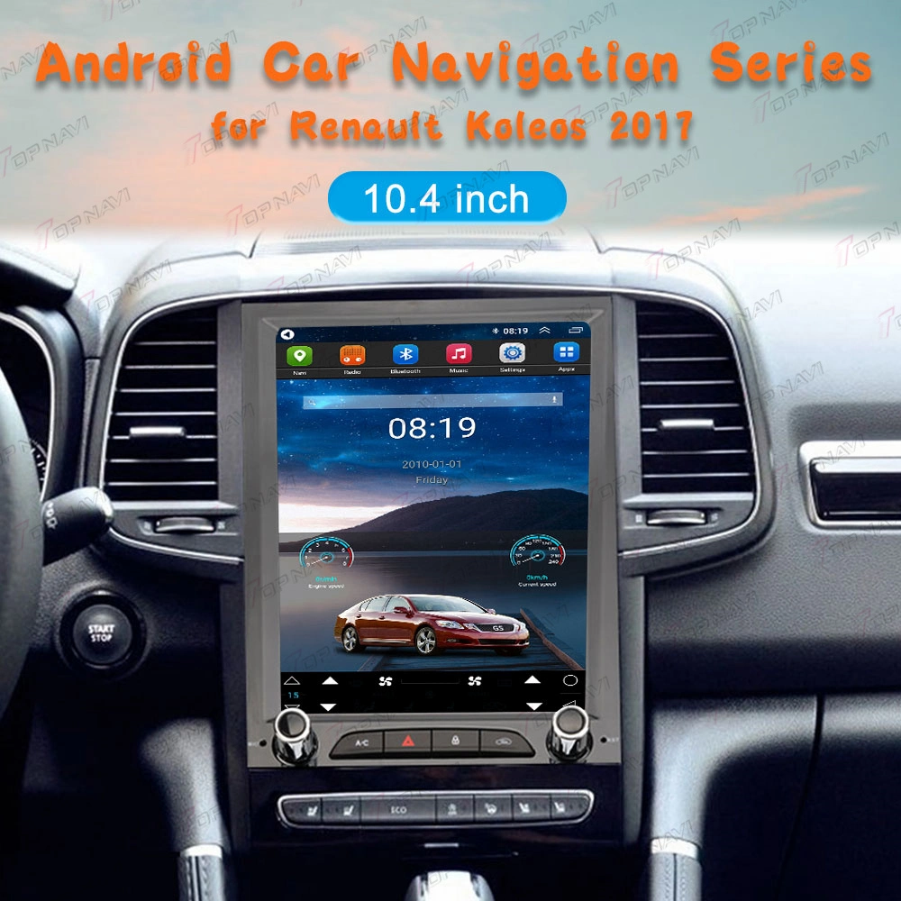 Car GPS Navigation DVD Player for Renaultkoleos 2017 4GB RAM 64GB Flash Big Screen in Car DVD Player