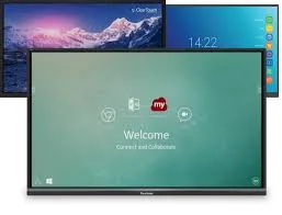 65 Zoll interaktiver Smart 4K UHD-Touchscreen für Bildungseinrichtungen mit Wandhalterung