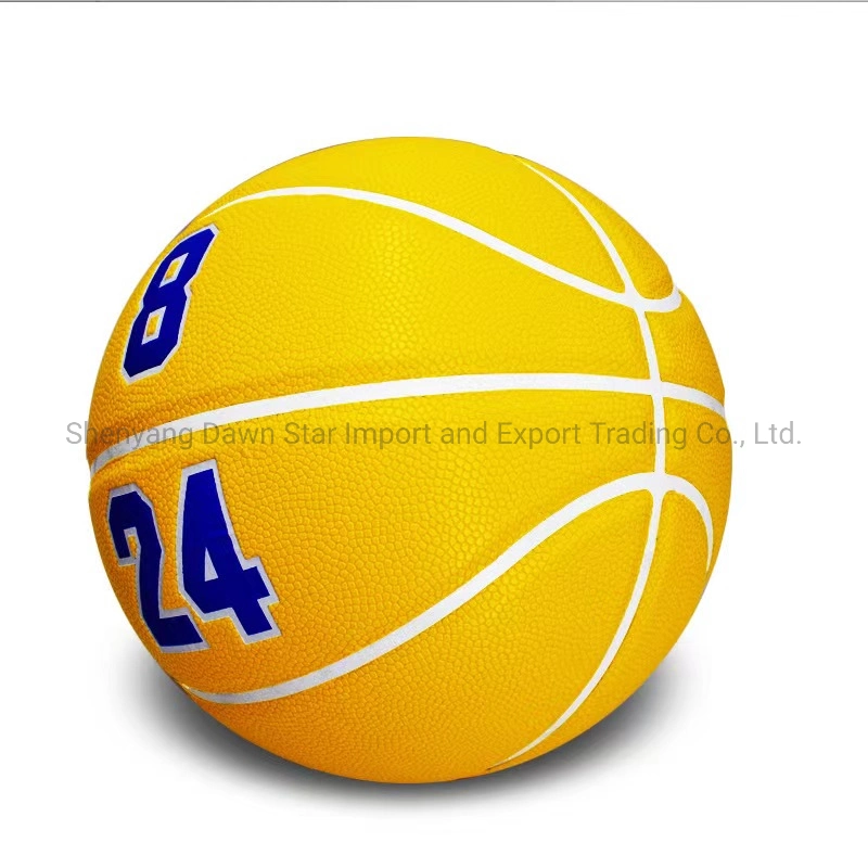 Absorb Sweat PU Basketball with OEM Logo Service