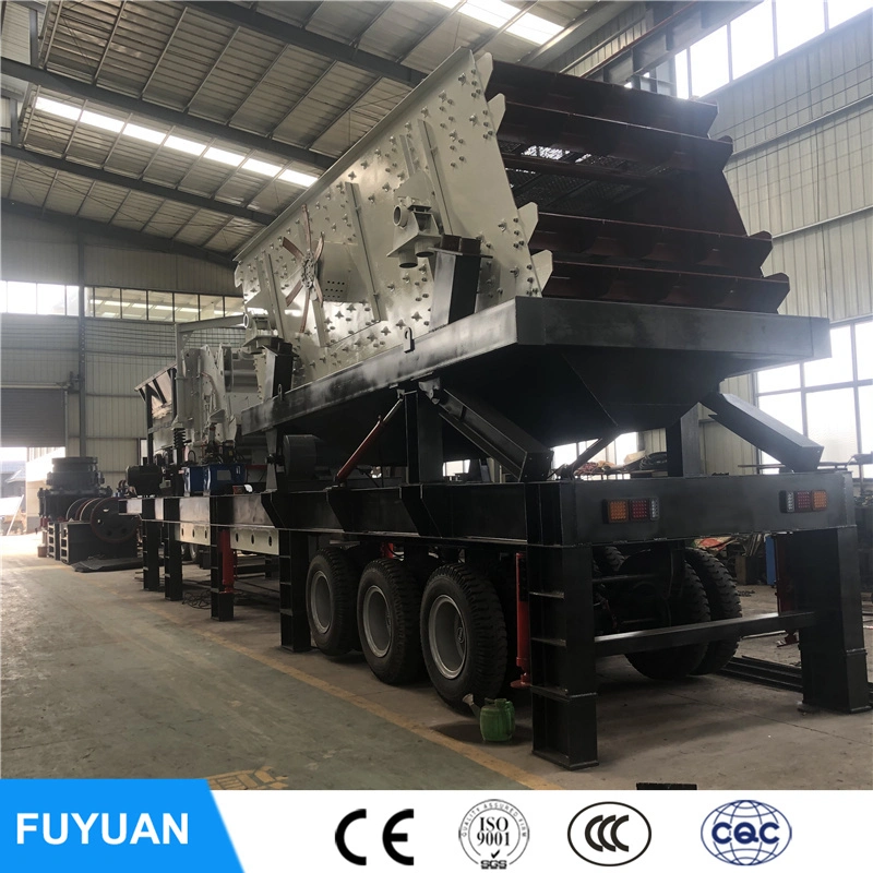 Double Deck Stone Limestone Vibrating Screen in Mineral Processing