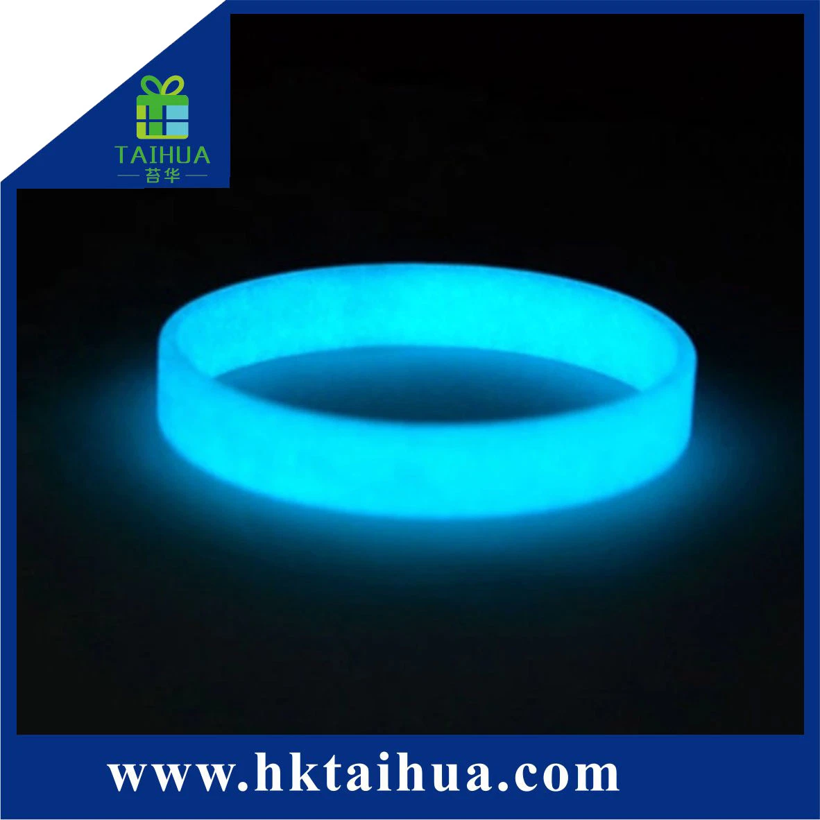 Customized Fashion Mixed Color Glow in The Dark Silicone Bracelet