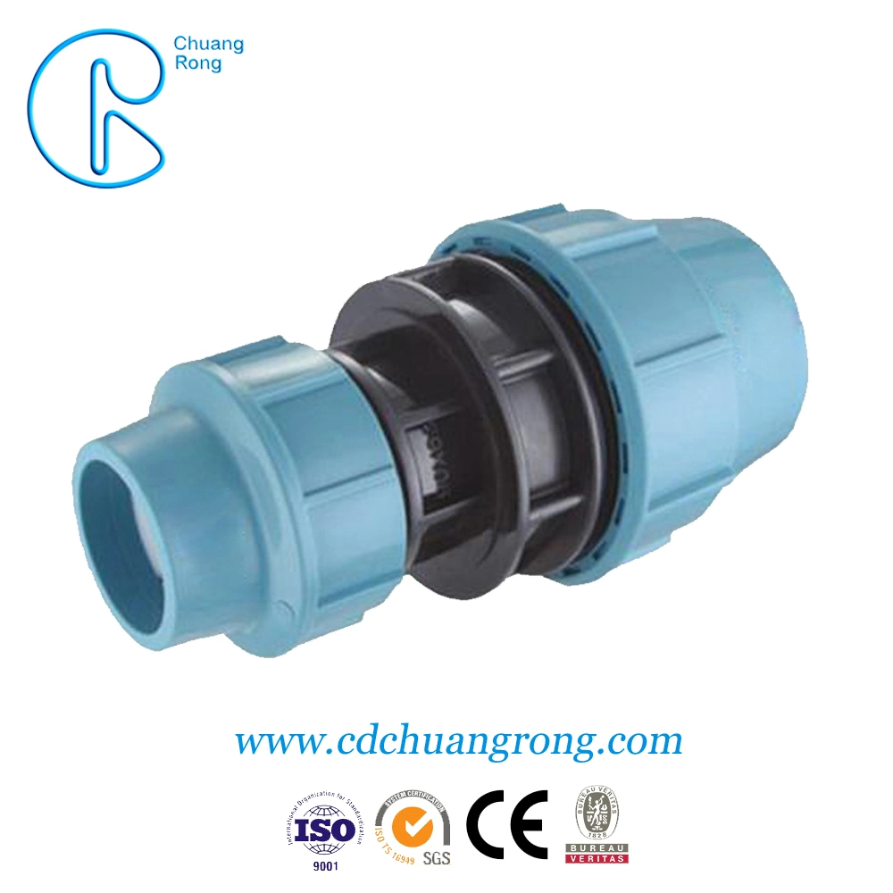 Non-Toxic Pn10 PP Compression Tee Fitting