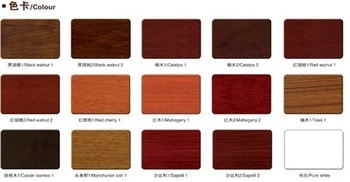 PVC Veneer Wooden Flush Doors with Glass (SC-P028)