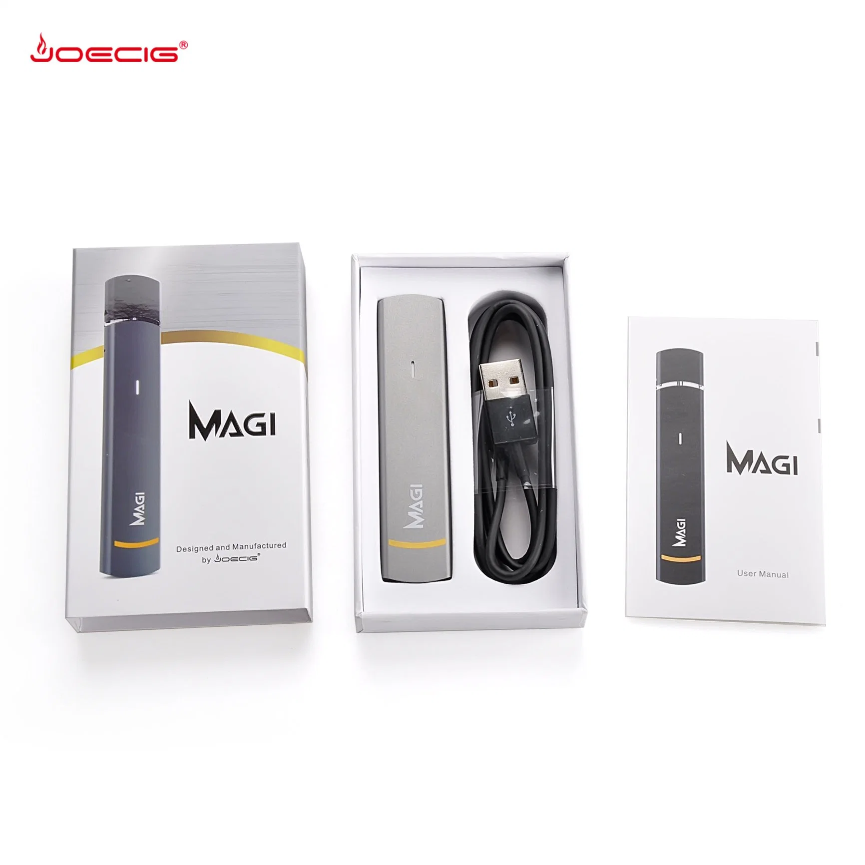 Mini E-Cigarette Vape Starter Kit 1.0ml Empty/Prefilled Pod 240mAh Rechargeable Battery Vape Pen E-CIGS