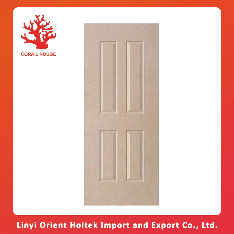 3mm Melamine HDF Door Skin for Interior Doors Natural Veneer Door Skin