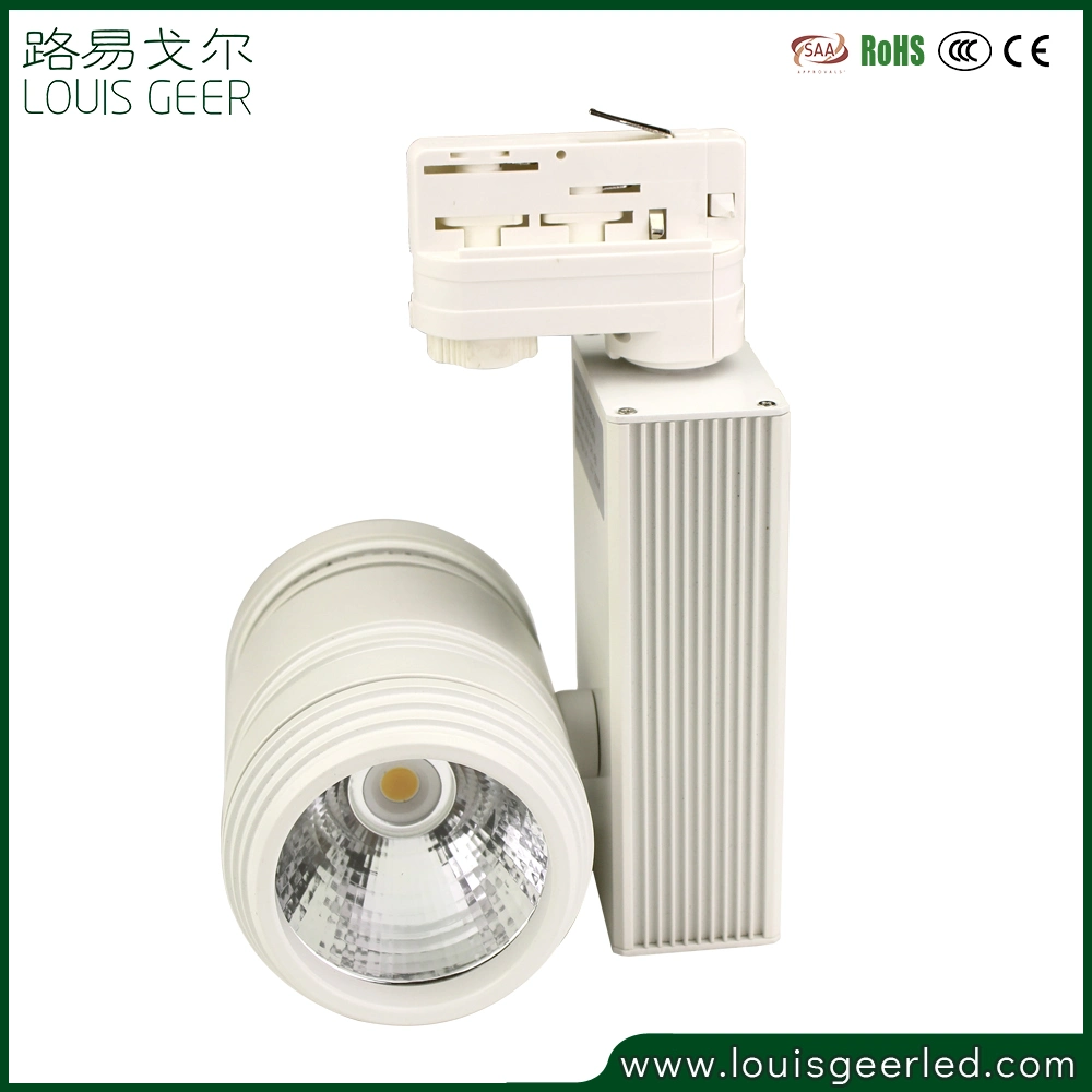 2 Wires 3 Wires COB 30W LED Track Light 15W 20W 25W 30W AC120V LED Track Head for Stores Halo Juno Shop Store