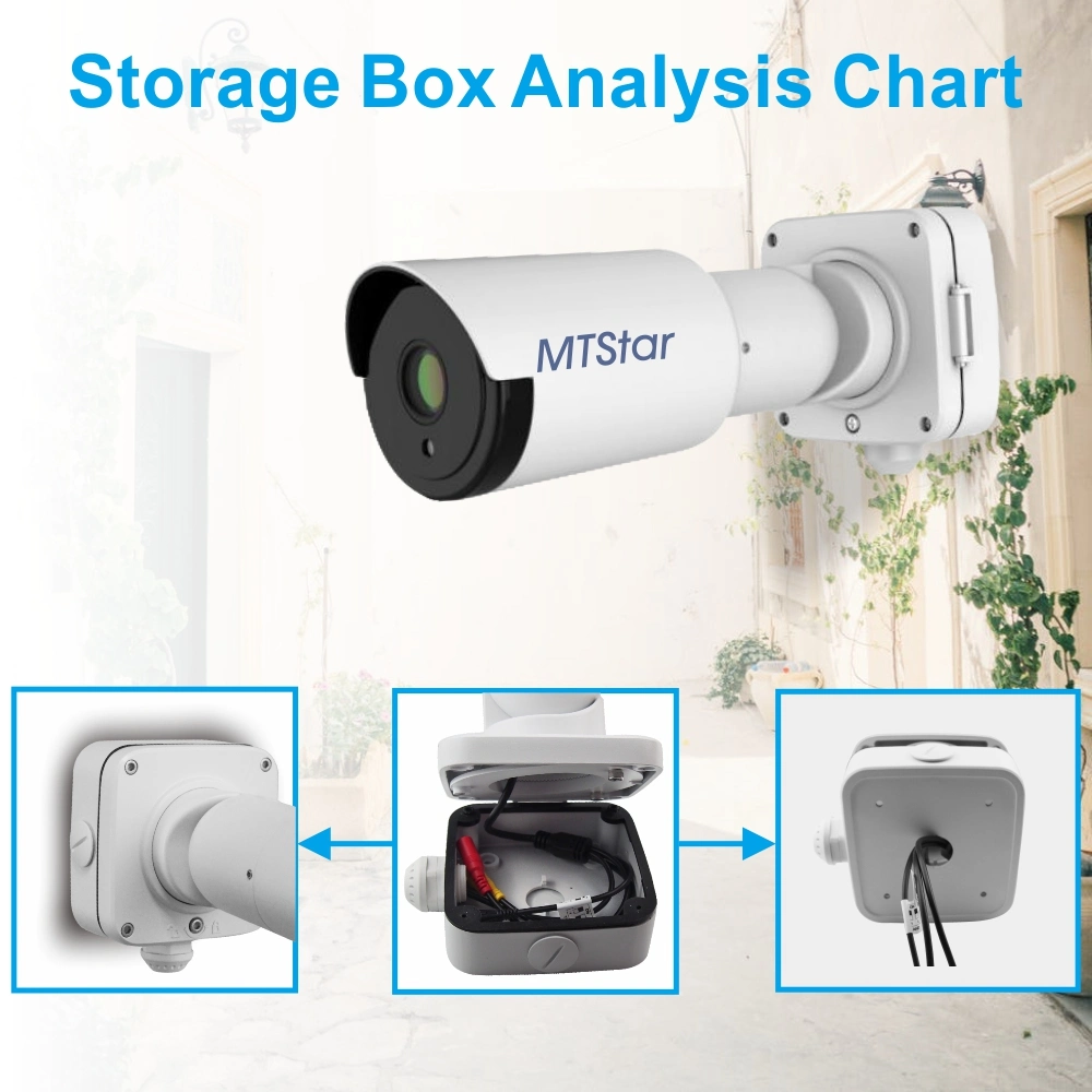 Poe H. 265 2.0MP 5X HD IR Bullet IP Camera with Smart Storage Box