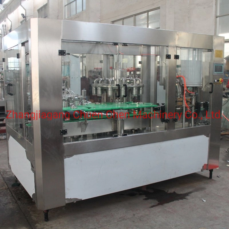 Automatic 2 in 1 Rotary Tin Can Juice Filling Sealing Machine