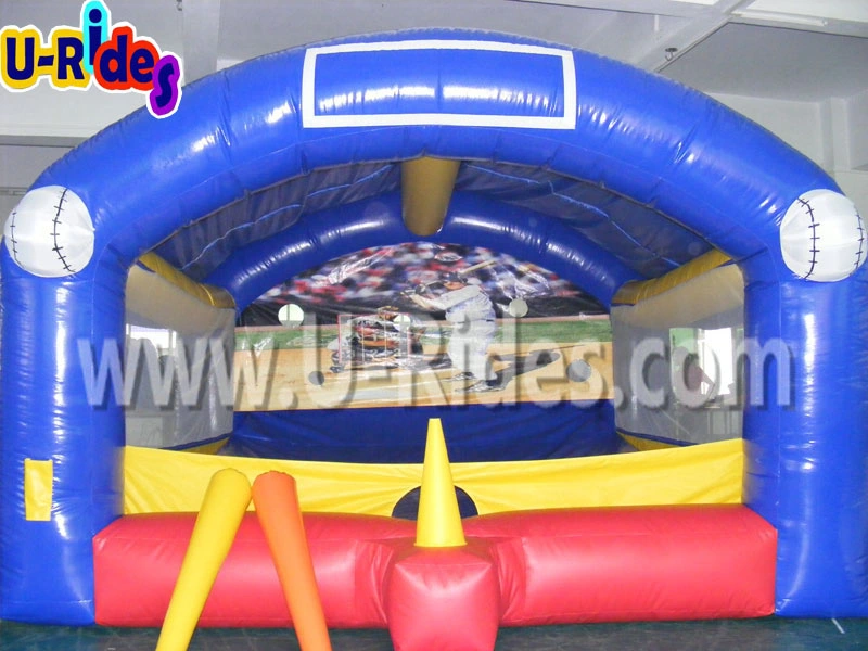 Wholesale/Supplier price inflatable sport games baseball shooter inflatable baseball arena for carnival