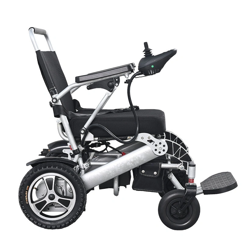 La thérapie de réhabilitation des fournitures de haute qualité en aluminium de pliage pour les personnes handicapées en fauteuil roulant électrique