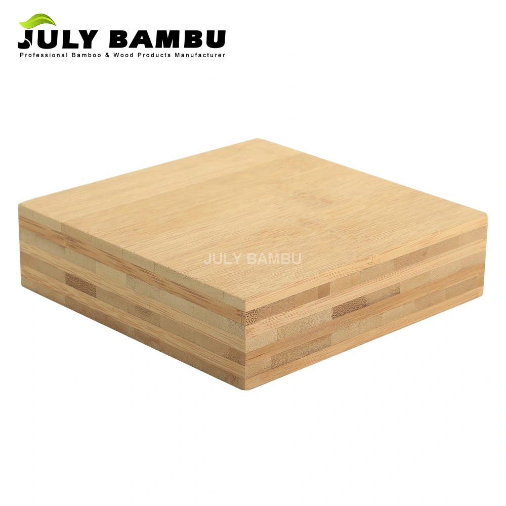 E1 9 Layers Solid Bamboo Wood Slab Table Top and Bamboo Decking Board