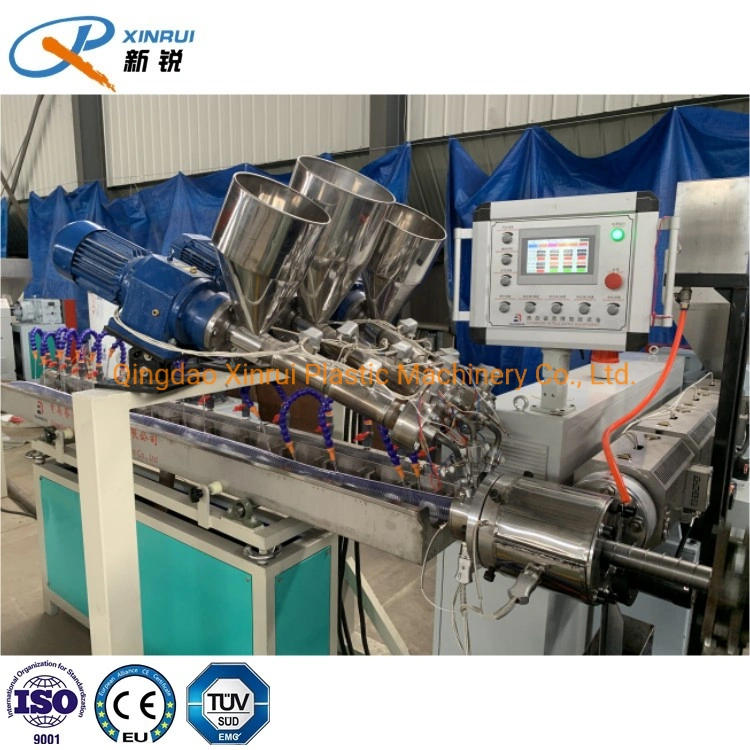 Plastique PVC fil d'acier PVC renforcé flexible souple Extrusion Machine à aspirer en PVC