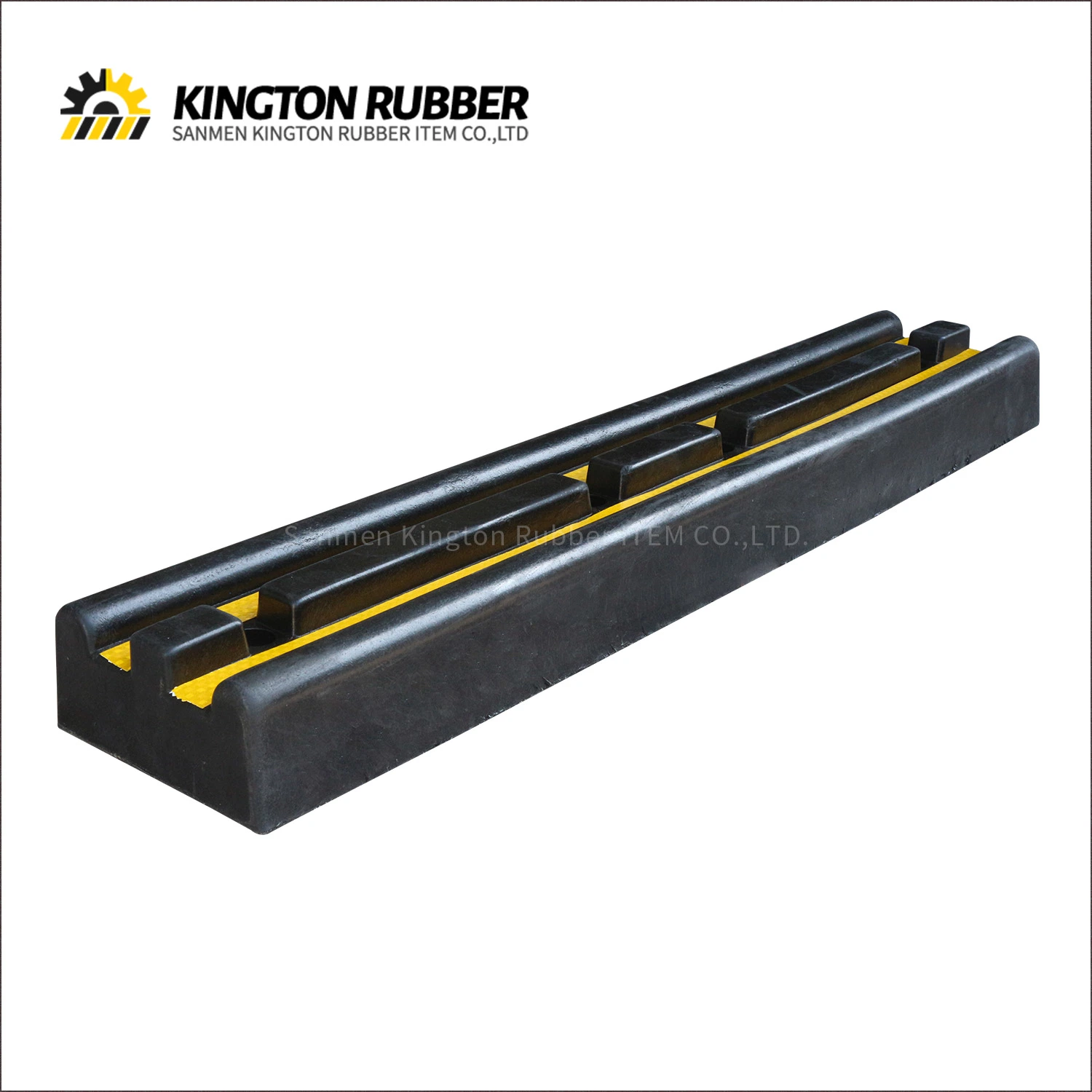 New Arrival Reflective Visual Rubber Wall Bumper Rubber Wall Protector 1000*190*100mm