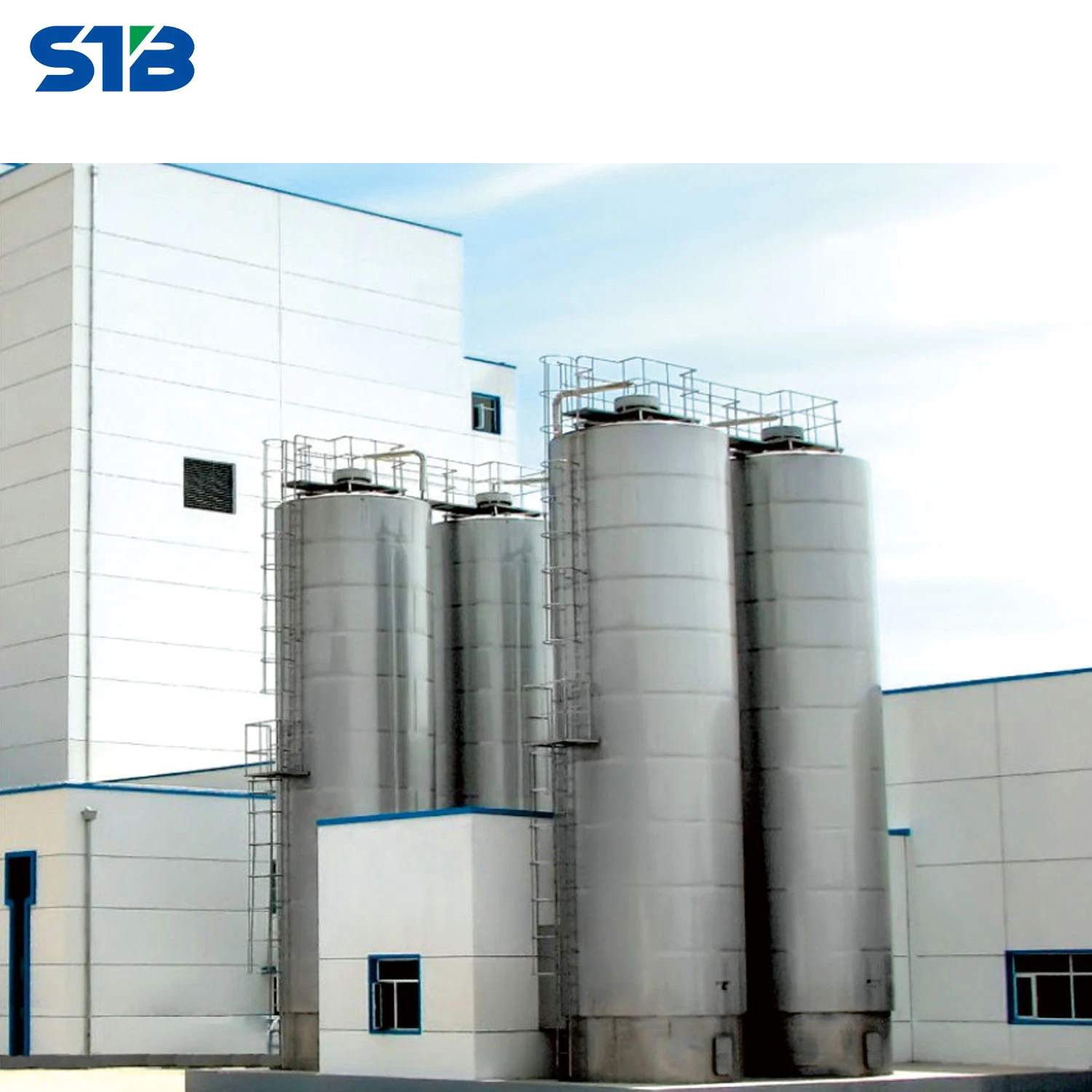 Stainless Steel Milk Silo with Insulation Layer