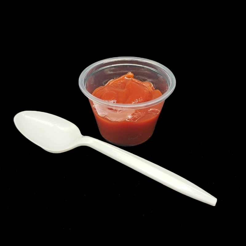 Disposable Light Weight Plastic PP Cutlery 1.9g 140mm Tea Spoon