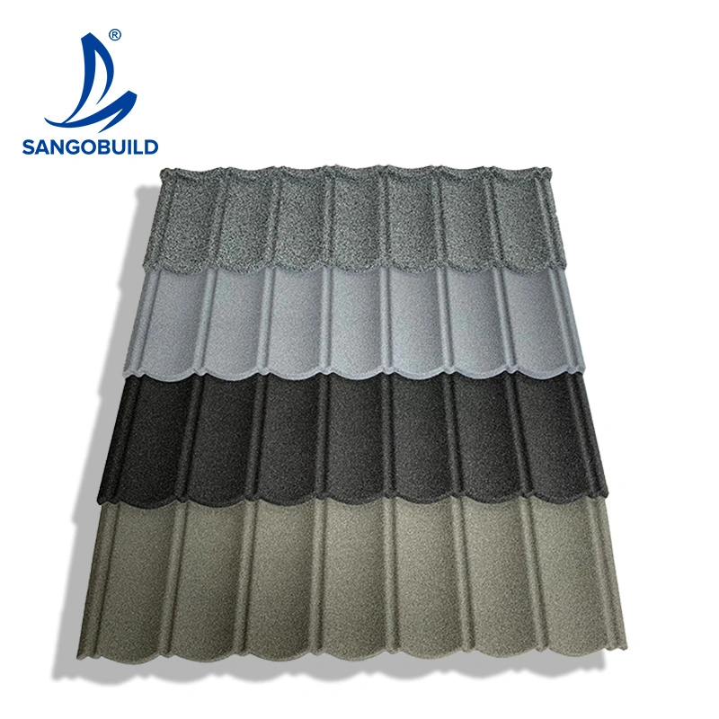 Original Factory Green Stone Coated Roof Tile Spanish Style Roof Tiles Color Sheet for Roof with CE (ISO9001)