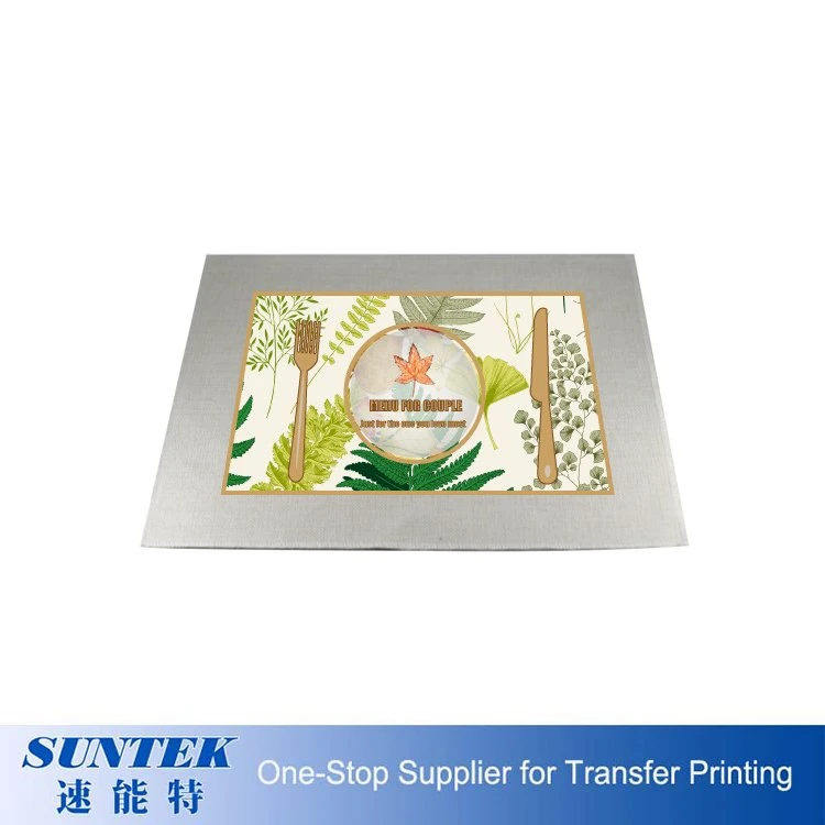 Customized Sublimation Linen Dining Table Mat Table Placemat