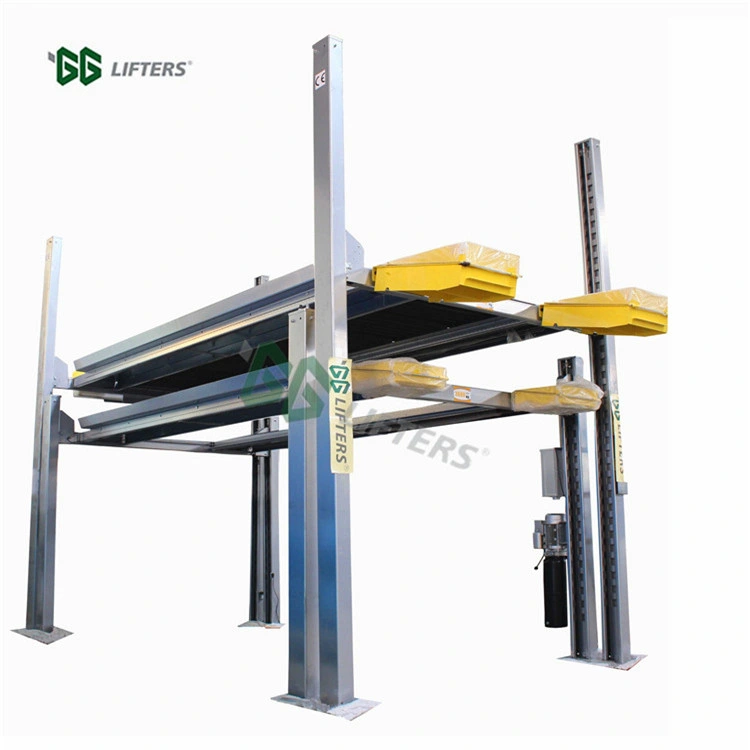 multi storey parking equipment four post car parking lift with CE certification