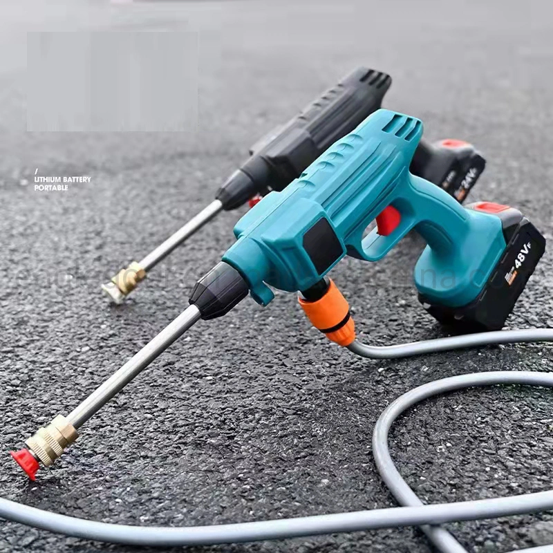 Puissant portable 24V au lithium haute pression lavage de voiture sans fil sans fil Jet d'eau de la rondelle de voiture des armes à feu en mousse