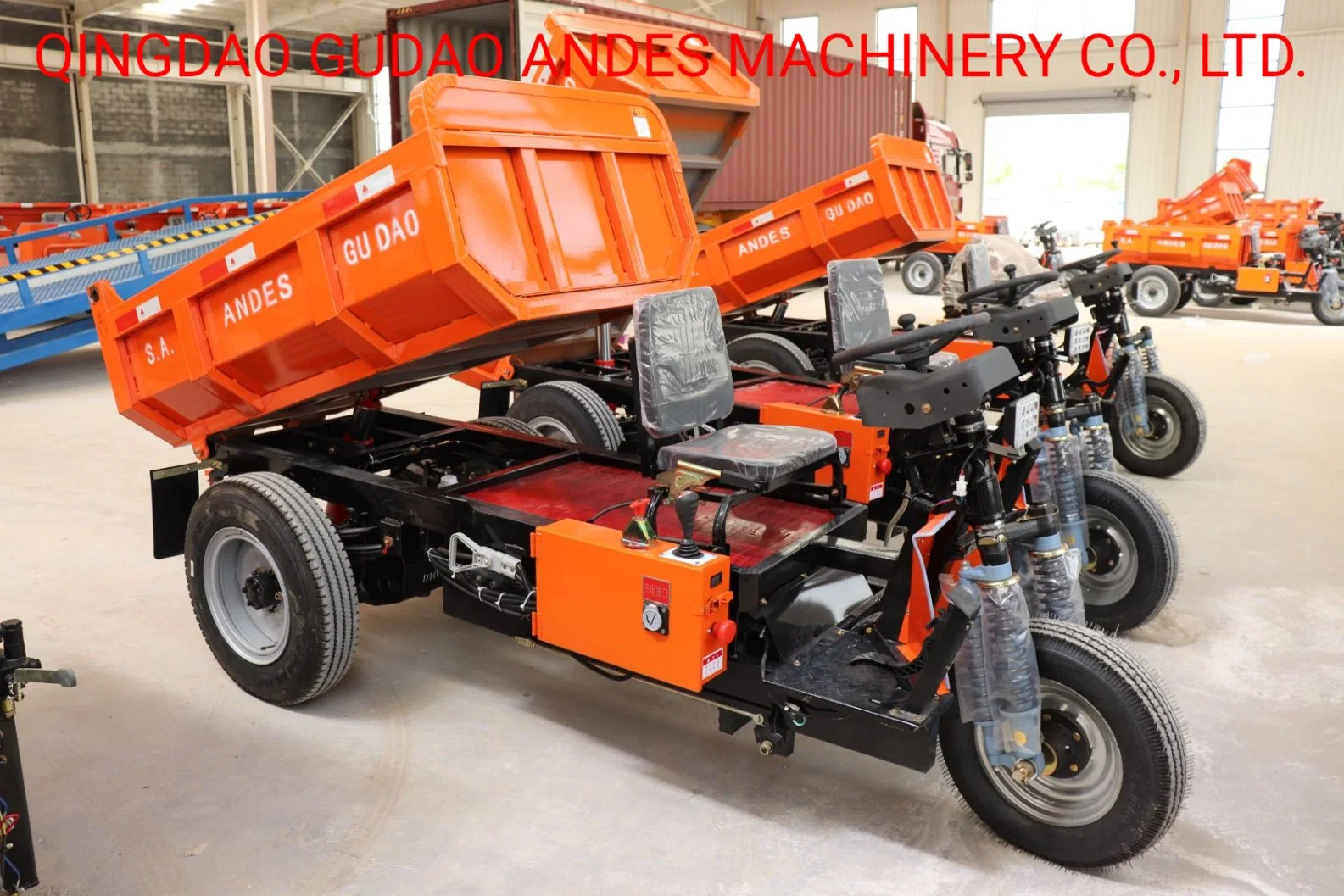 Efficient 1 Ton Mini Loader Good Engine Dumper Truck