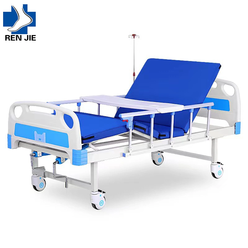Fabrik Großhandel ABS manuell Doppel Shake zwei-Funktionen Krankenpflege Bett ältere Krankenhausbett Des Patienten