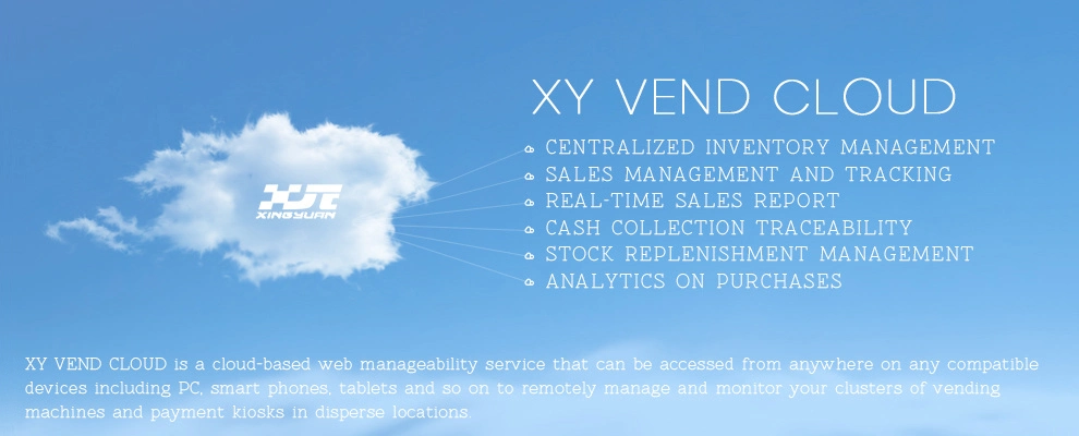 Xy High Capacity Automatic Cold Drink Snack and Beverage Vending Machine with Refrigeration