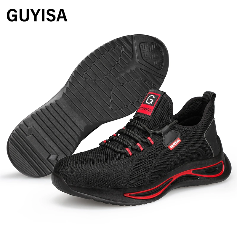 Guyisa New Safety Shoe Fashion Sports Style Puncture Resistant Steel Toe Safety Shoe