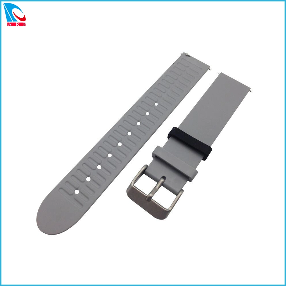 Premium Quality Black Silicone Watch Straps Wristband with RoHS