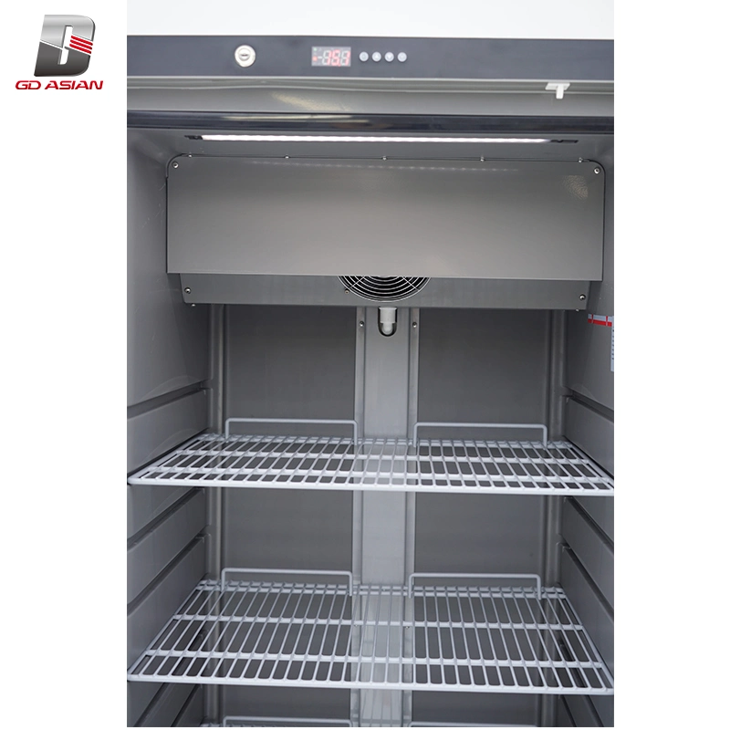 New Style Refrigerator 509 Litre Single Door Upright Larder Ventilated Freezer Grey