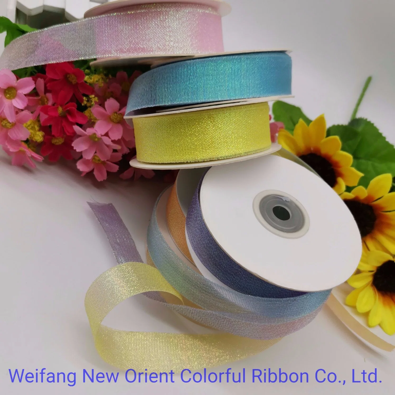 Roll Packing Metallic Ribbons with Large Stock and Short Delivery Time