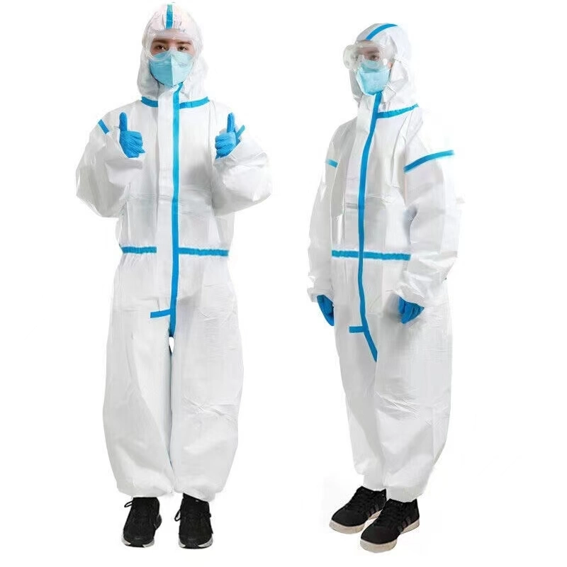 Disposable Microporous Nonwoven Chemical Protective Clothing with Hood