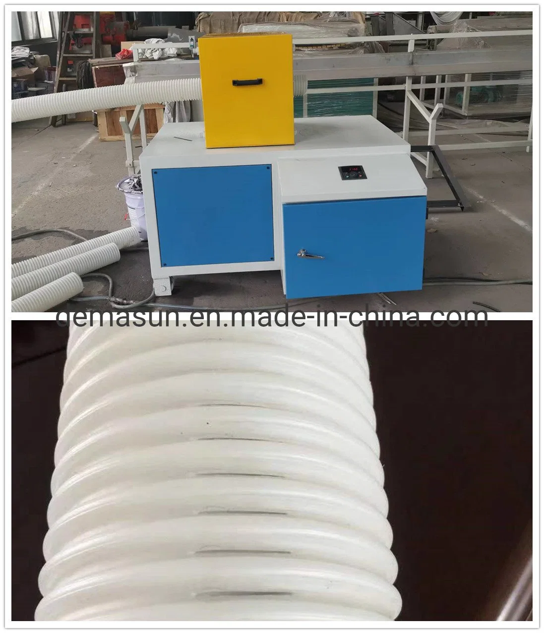 HDPE Corruguated perforante del tubo de PVC tubo PE de la máquina que hace la máquina máquina para fabricar tuberías de plástico Máquina de Perforación del tubo de PE perforante de plástico