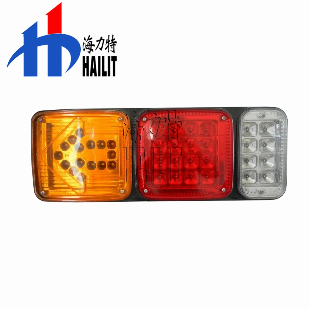 Luz de emergencia HLT Auto Parts Luz de parada LED trasera Luz para remolque de camión (05)