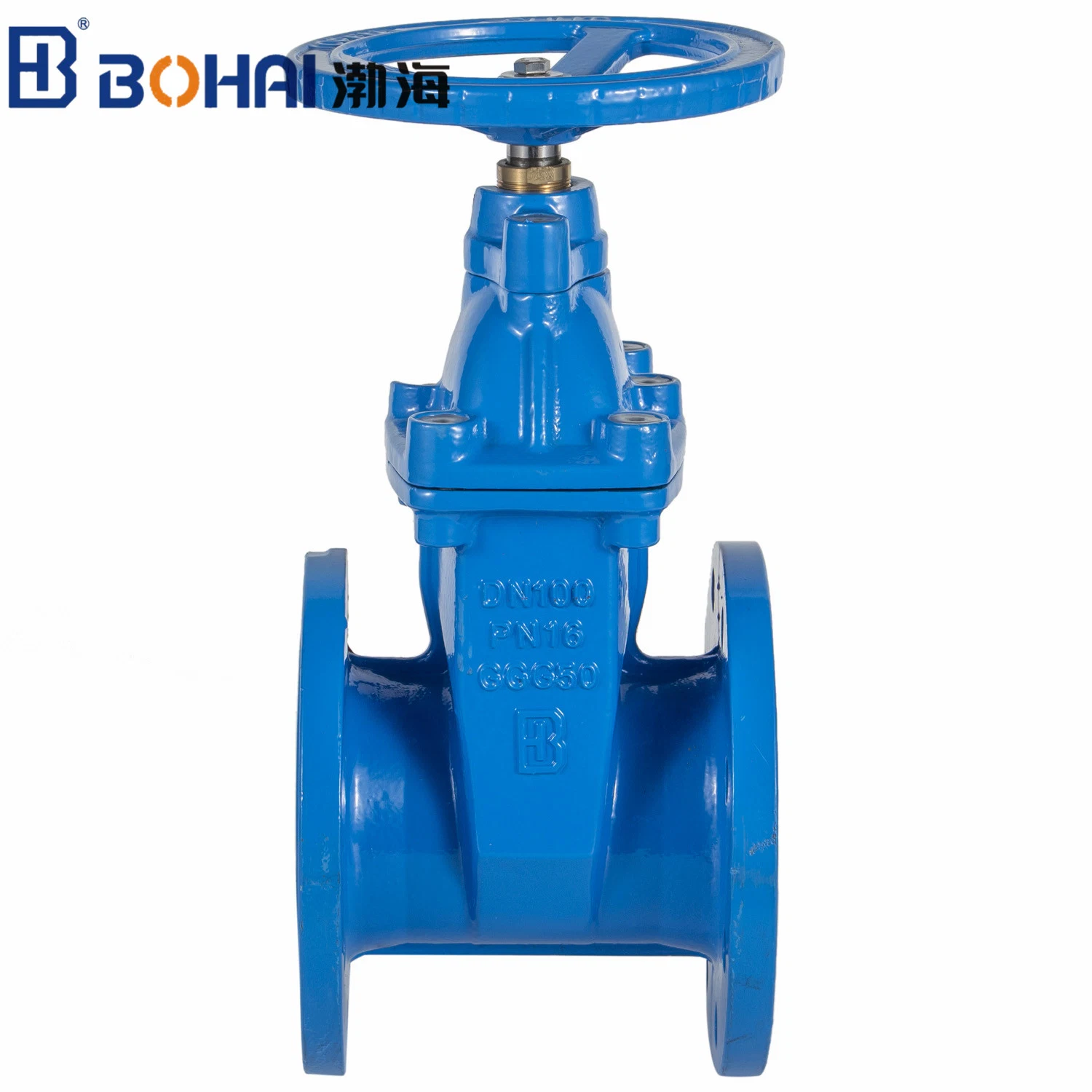 Cast Steel Non Rising Resilient Soft Seat Drain Stainless Steel Valve