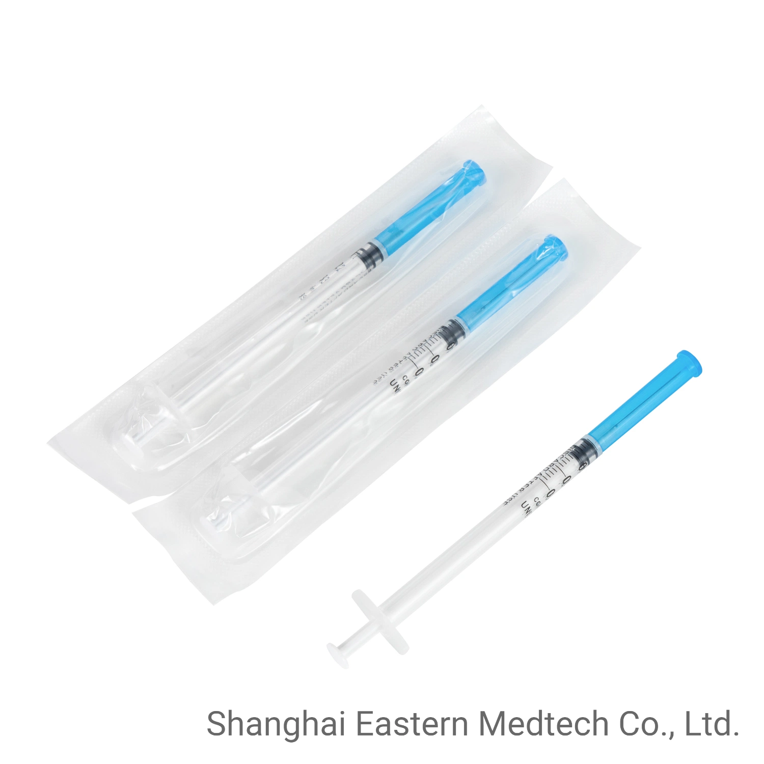 Hospital Equipment Disposable Medical Products, Latex Free, for Single Use, CE Marked Fixed Needle 1ml 25g 27g, Vaccine Syringe