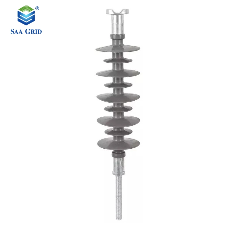 24kv Composite Suspension Insulator Polymeric Silicon Polymer Synthetic Insulator 11kv 15kv 33kv 66kv 70kn 120kn Tension Strain Long Rod Pin Line Post