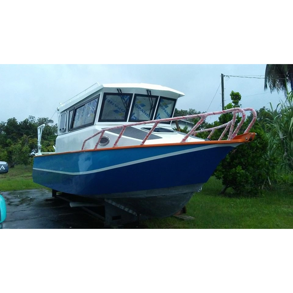 Professional Aluminum Fishing Boat 9.6m Cuddy Cabin Outboard Forwardroof Boat From Allheart Marine