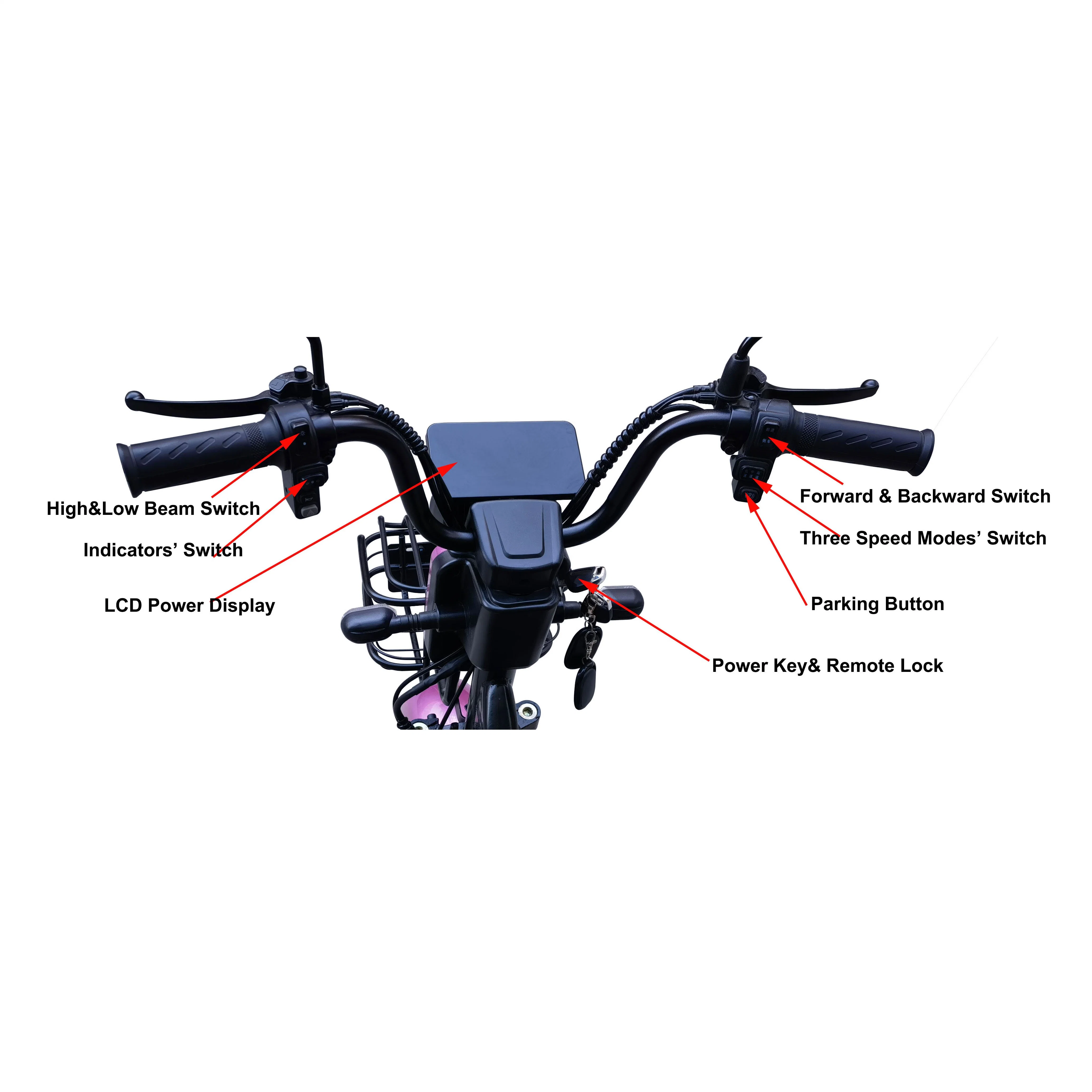 Two Person Electric Trike for Adults Mobility Scooter