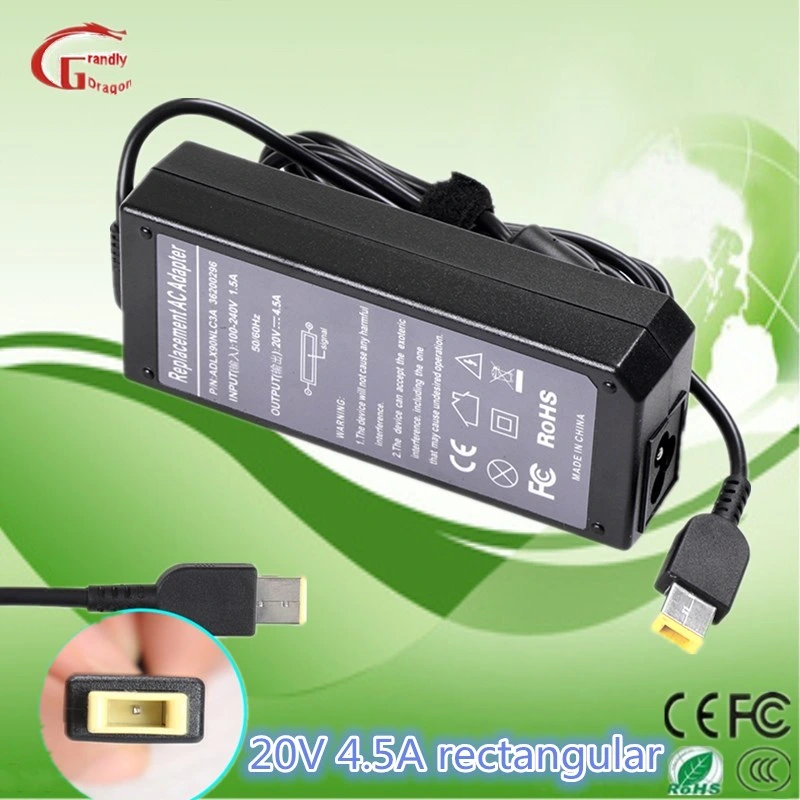 OEM/ODM Factory Best Price China Reliable Supplier 20V 4.5A Notebook AC DC Laptop Power Adapter Laptop Charger Switching Power Supply for IBM