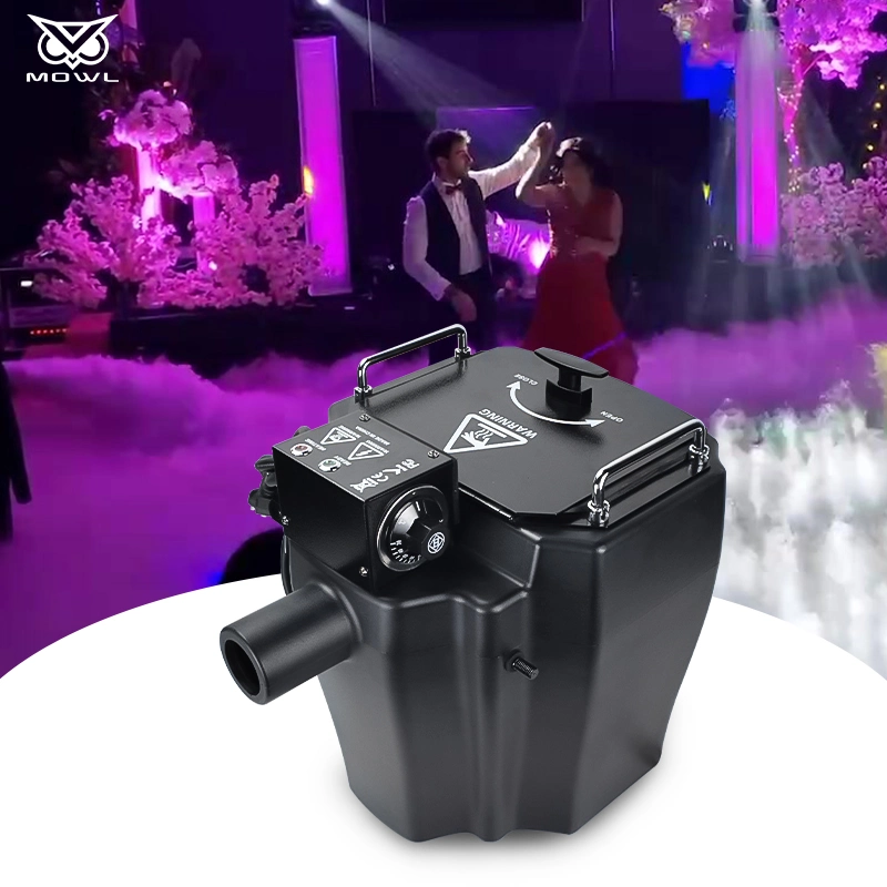 DJ Equipment Wedding 3500W Dry Ice Machine Low Ground Fog Machine Stage Effect Party Water Smoke Machine