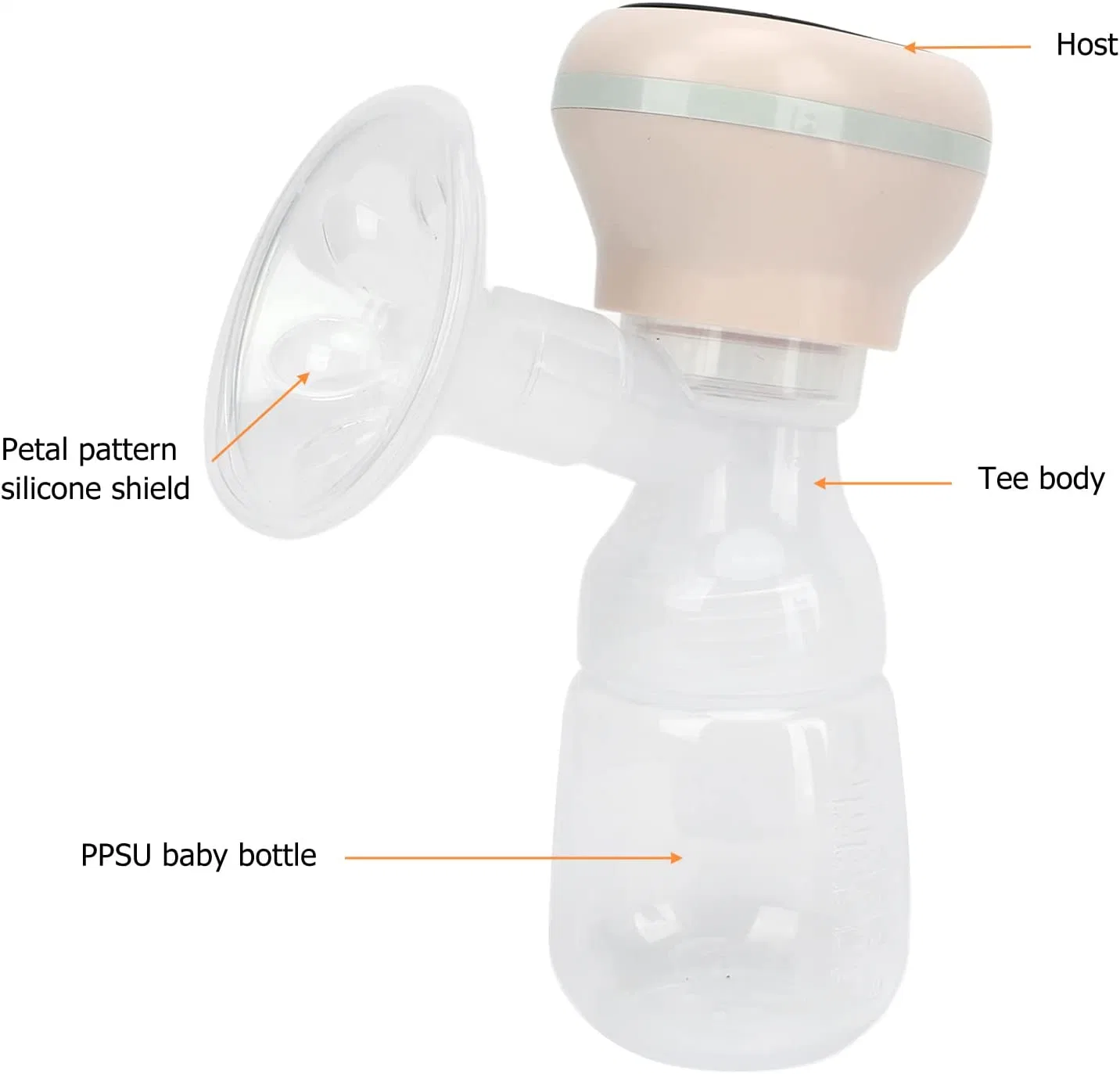 Electric Breast Pump with Soft and Comfortable Massage Cushion