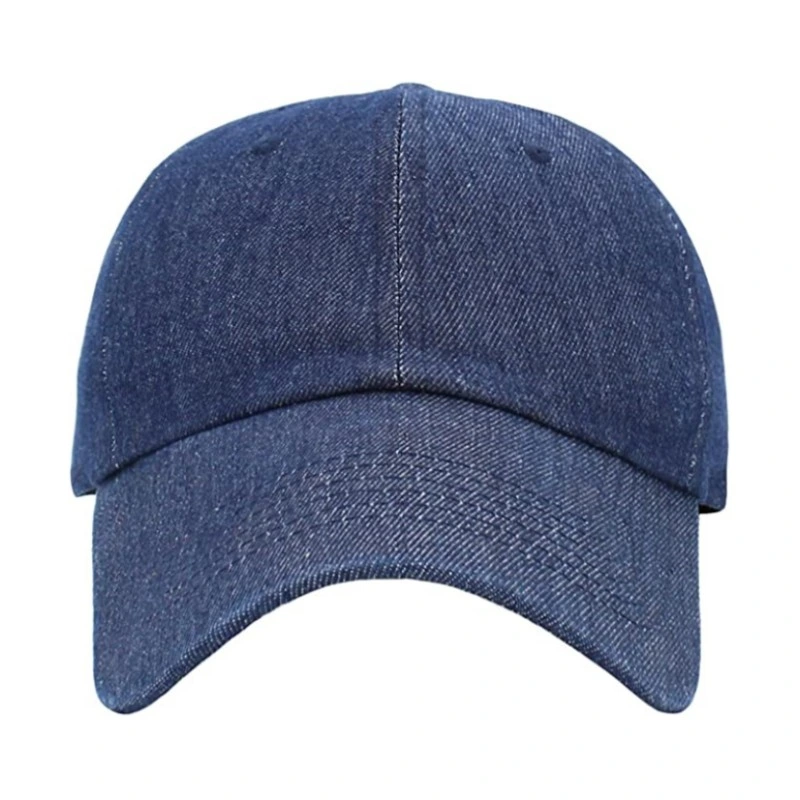 Vintage Cotton Denim Twill Plain Custom Sports Adjustable Dad Hat