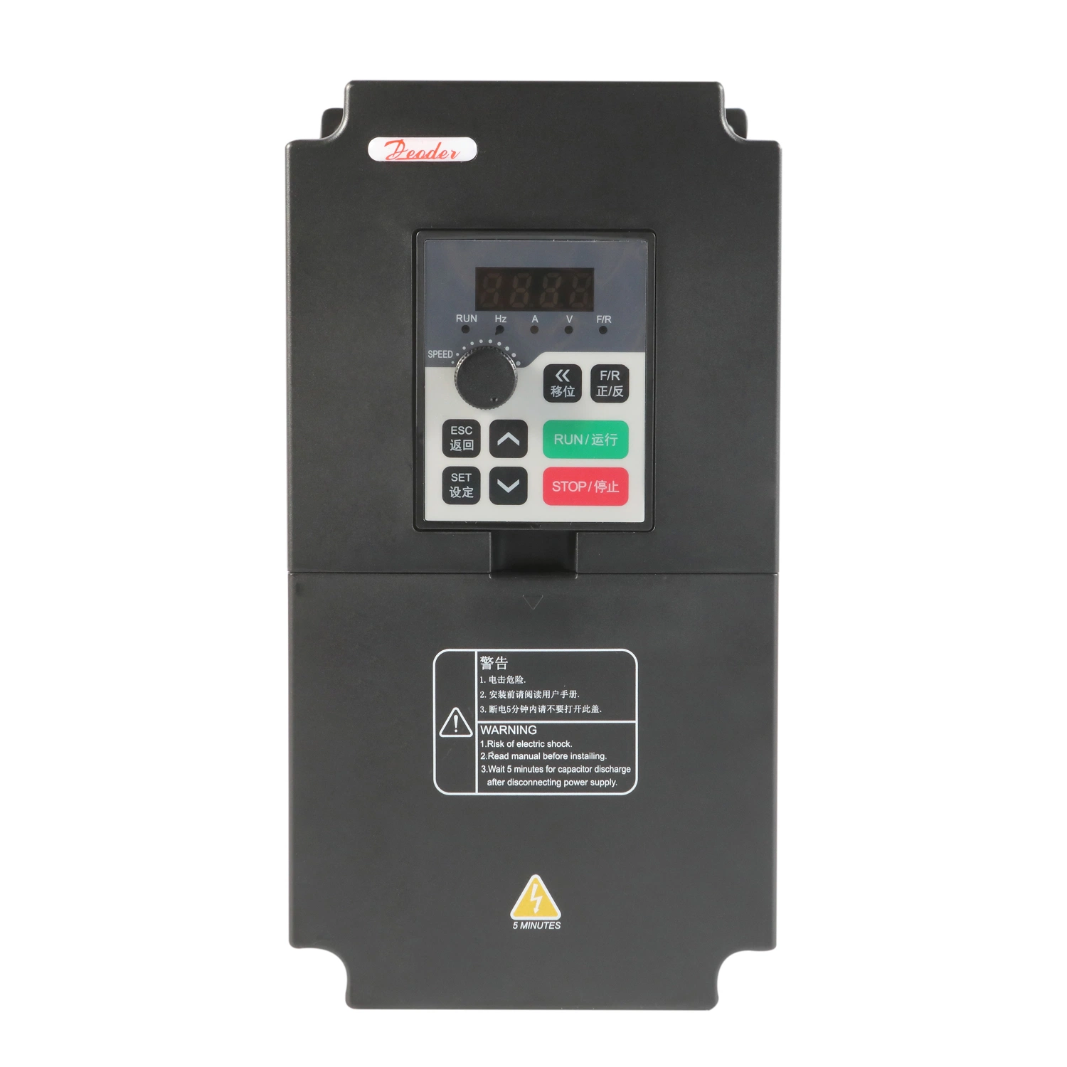 Convertisseur VFD 3 kW triphasé 380 V 1.5 à fréquence variable Lecteur