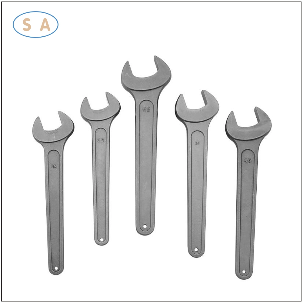 Electric Galvanized Heavy Duty Forging Steel Open End Wrench