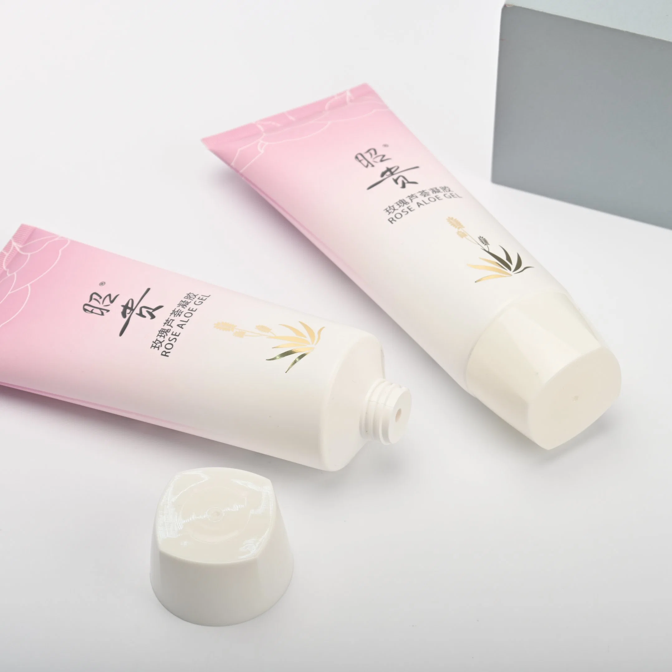 Plastic Squeeze Cosmetic Tube Packaging with Flip Top Cap Skin Care Cream Lotion Soft Squeeze Plastic Tube