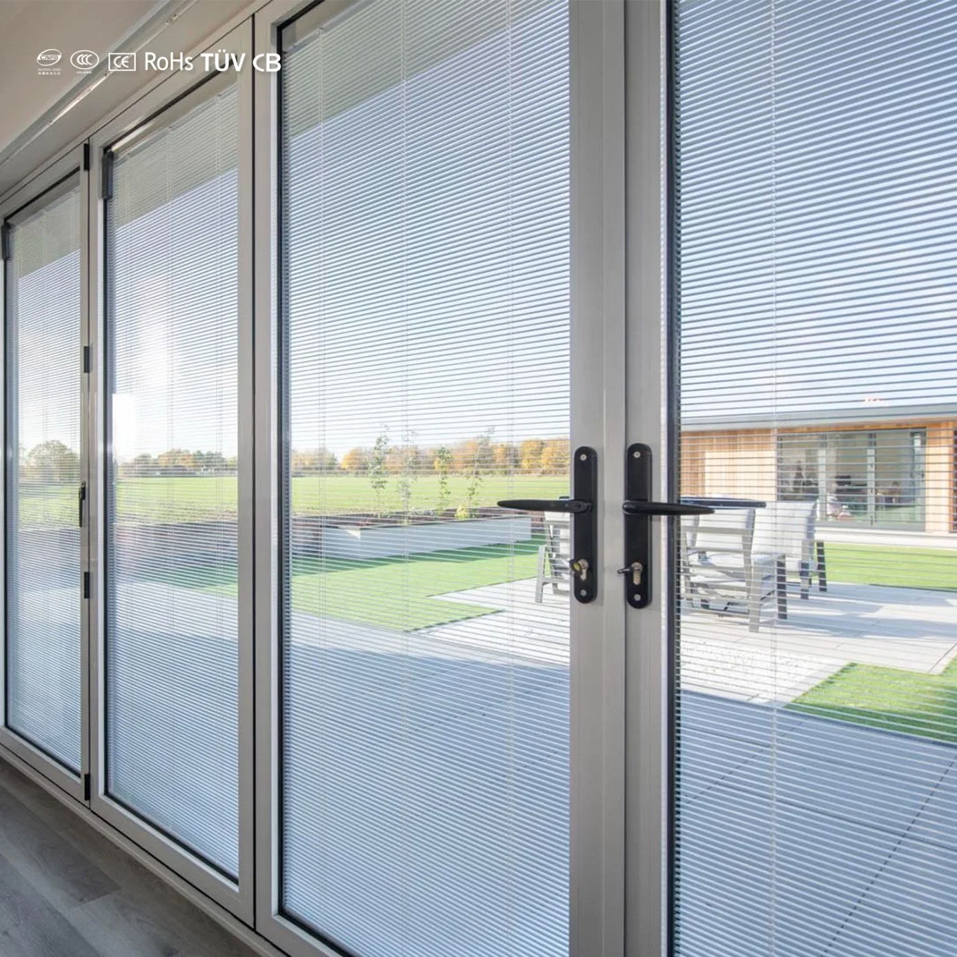 DC Motor Integral Blinds with Remote Control