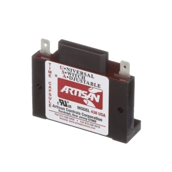 Brand-New Artisan Controls-438USA Timer-10mA-to 1A-Inductive 1 to 1024-Second 0.25-Faston Type-Time Delay-Relays Good-Price