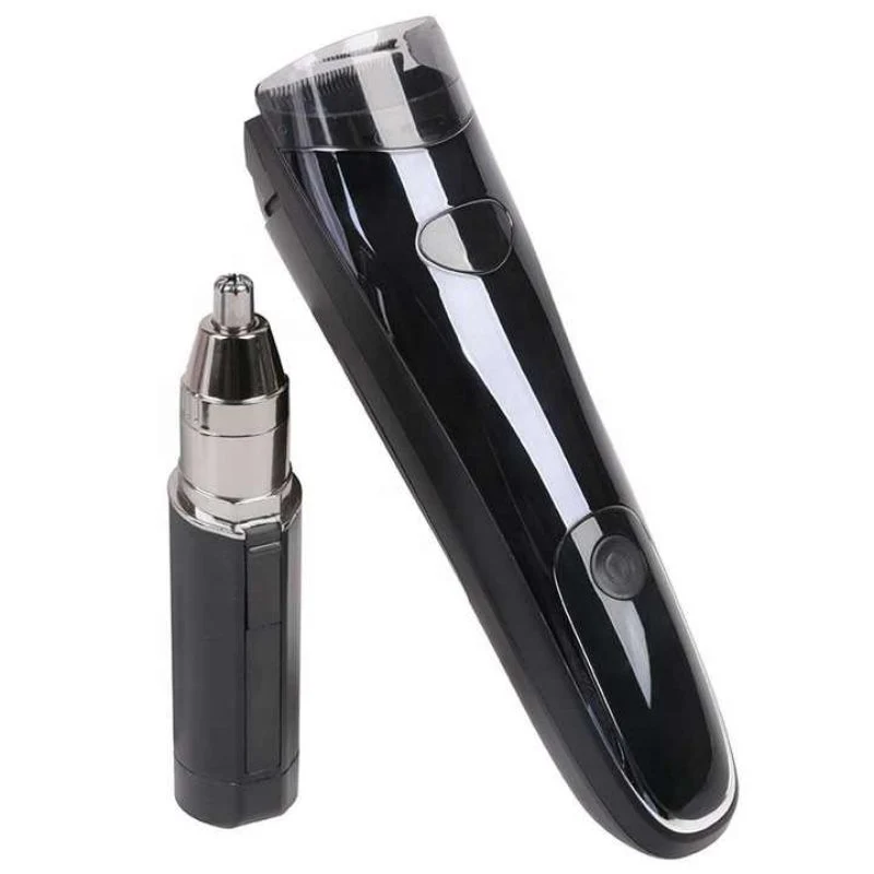 2 in 1 Men&prime; S Grooming Set Nose Trimmer Multifunction Home Travel Nose Beard Hair Trimmer