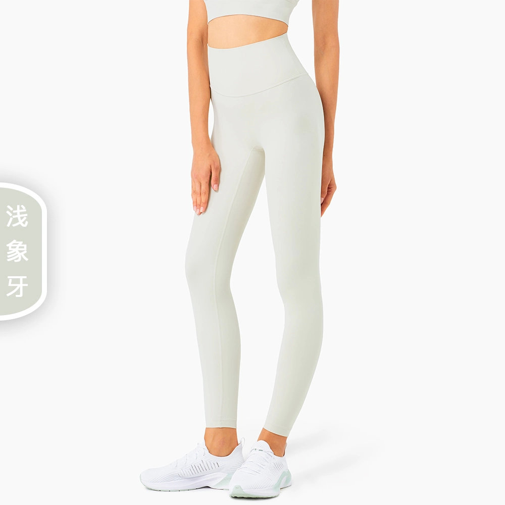 Lulu Align Yoga Leggings Gymnasia Butt Lift compresión Deporte Leggings mujeres pantalones de yoga de cintura alta tejido de nylon de sujeción del vientre