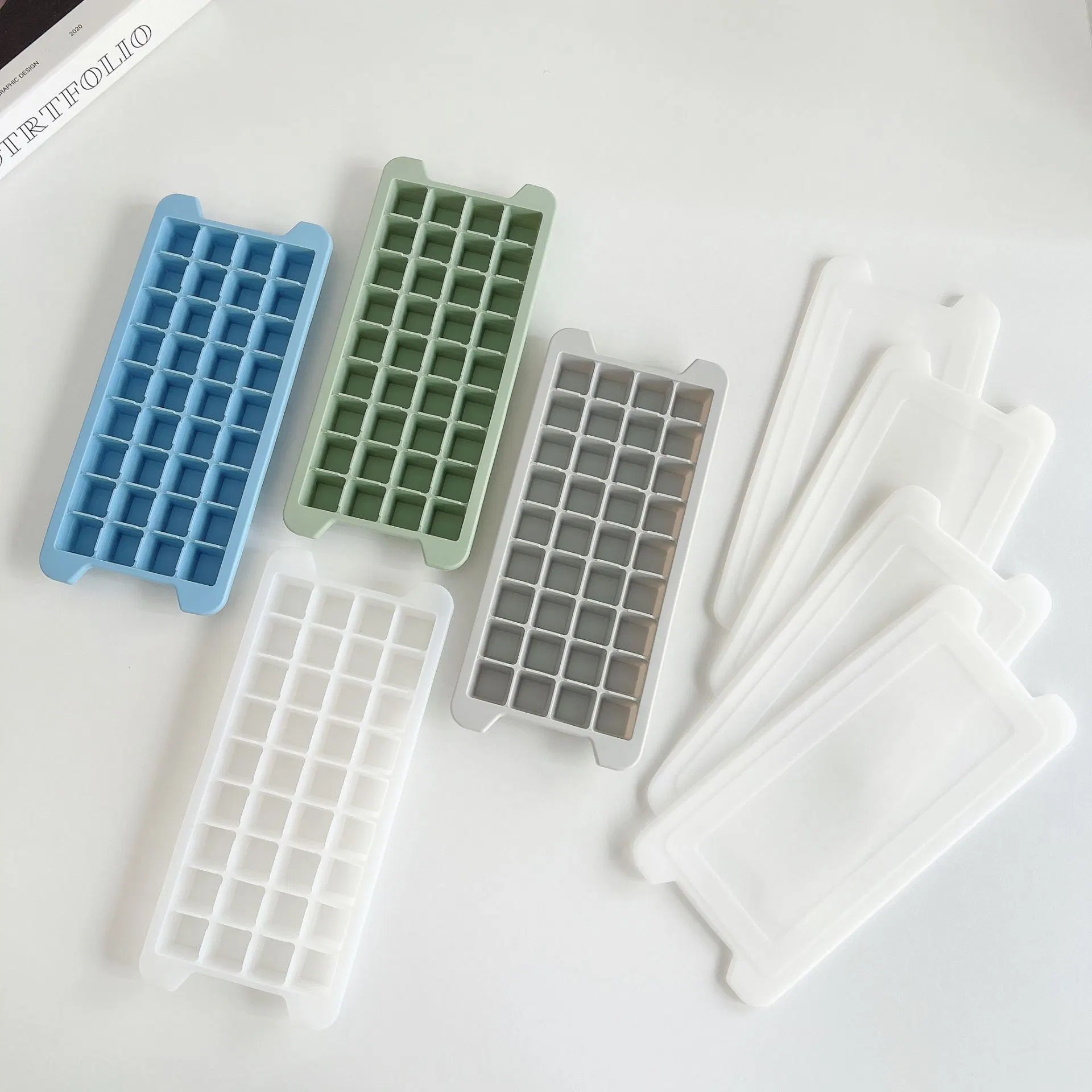 صينية جليز Silicone Cube مخصصة 36-Grid Square لشرب النبيذ